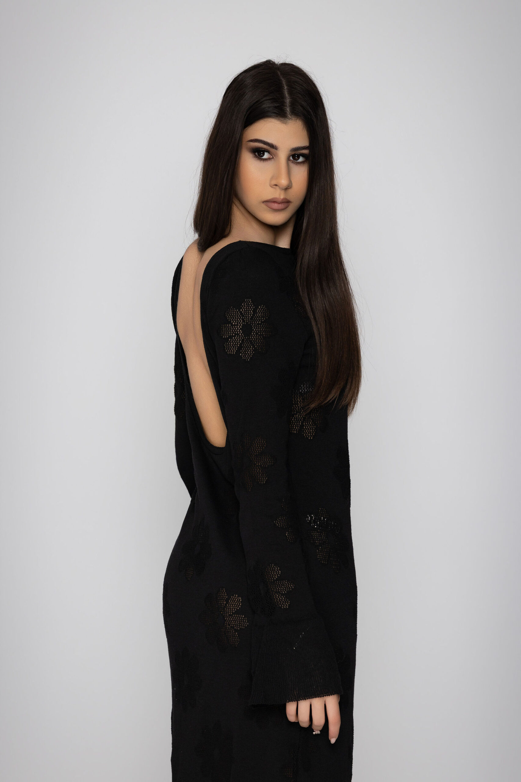 Рокля Black Bloom